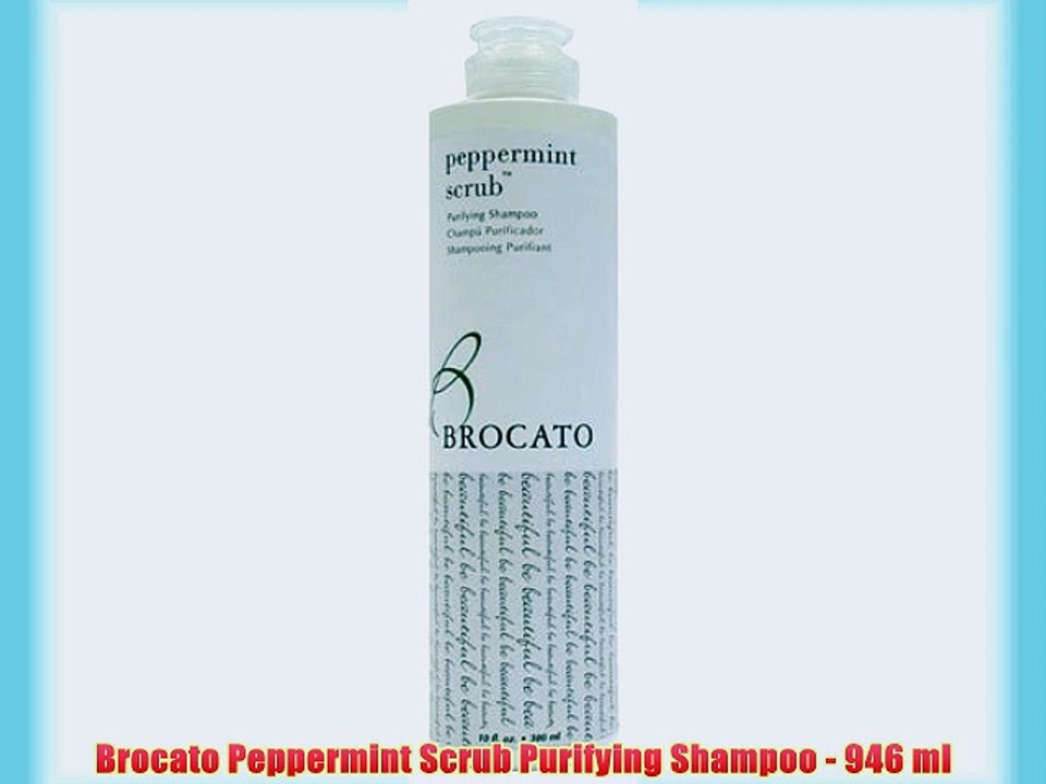 Brocato Peppermint Scrub Purifying Shampoo - 946 ml