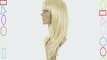 blonde Mitte L?nge Feder geschnitten Per?cke | 70er Jahre inspiriert Haare | Gesichtsrahmen