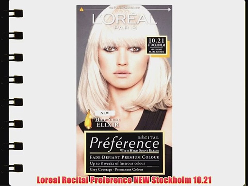 Loreal Recital Preference NEW Stockholm 10.21