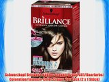 Schwarzkopf Brillance K?hles Graphit-Braun 881/Haarfarbe/ Coloration/Intensiv-Color-Creme 2er
