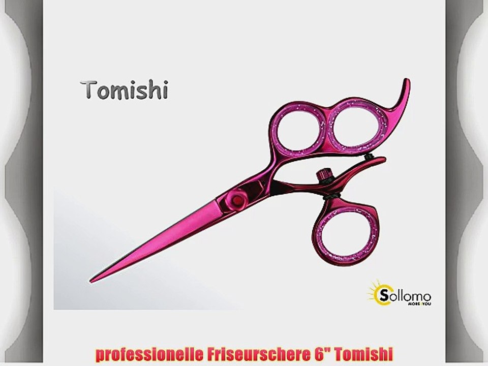 Tomishi Haarschere / Friseurschere 6 mit beweglichem Daumenauge (Mod. 9)