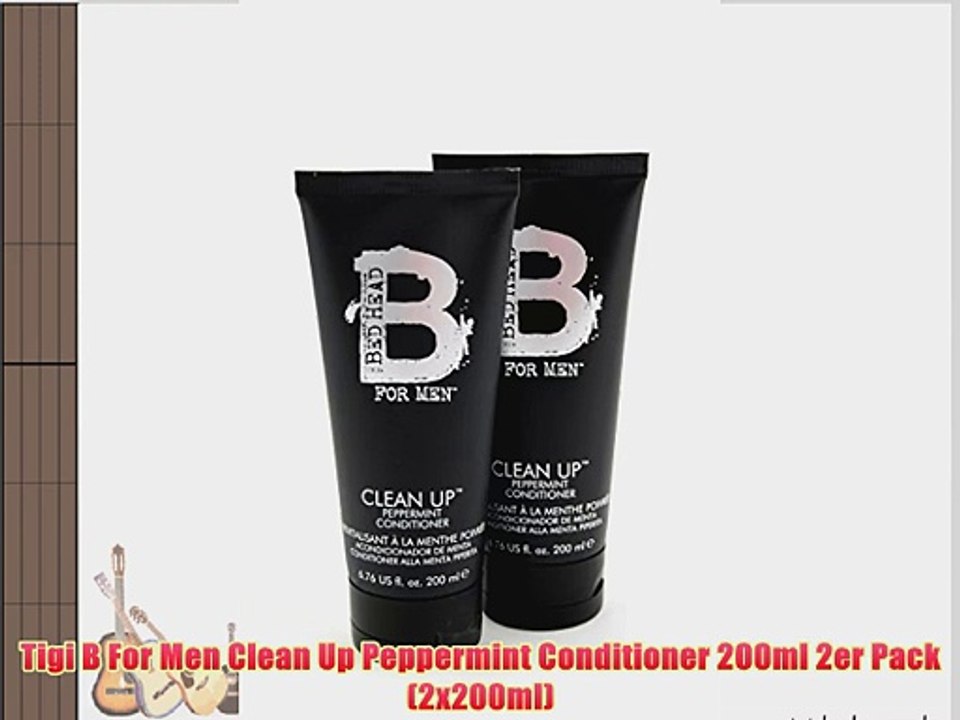 Tigi B For Men Clean Up Peppermint Conditioner 200ml 2er Pack (2x200ml)