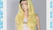 Anime Wig 24 Front Lace Hair Wig New Fashion Style Girl Lady Blond Mixed Black Long Wavy Hair