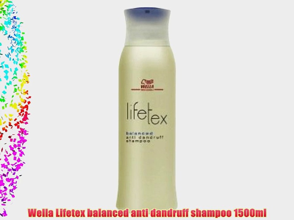 Wella Lifetex balanced anti dandruff shampoo 1500ml