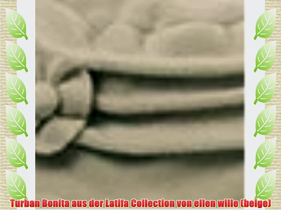 Turban Bonita aus der Latifa Collection von ellen wille (beige)