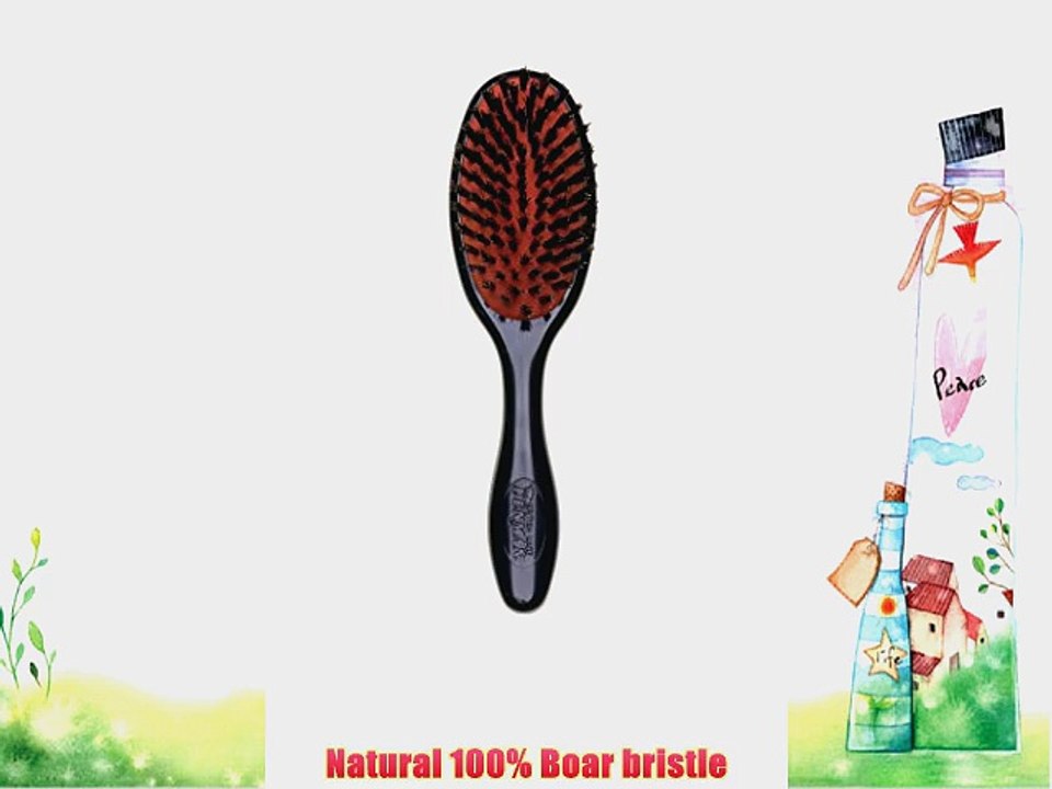 Denman D82s DENP082SBLK Kissenb?rste mit Naturborsten