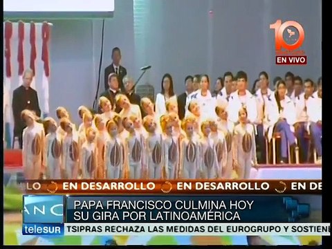 Papa Francisco culmina en Paraguay su gira por AL