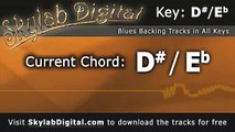 Blues Backing Tracks in any key, KEY OF D# / Eb