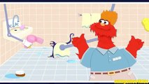 Sesame Street Murray Cleans Zoo Animals Spotless Bathing Kids Games 2015 Fun