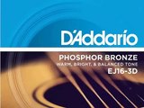 Get D'Addario EJ16-3D Phosphor Bronze Acoustic Guitar Strings, L Product images