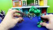 Hulk Fights Shredder Krang and Dogpound Teenage Mutant Ninja Turtles Splinter TMNT toy stories