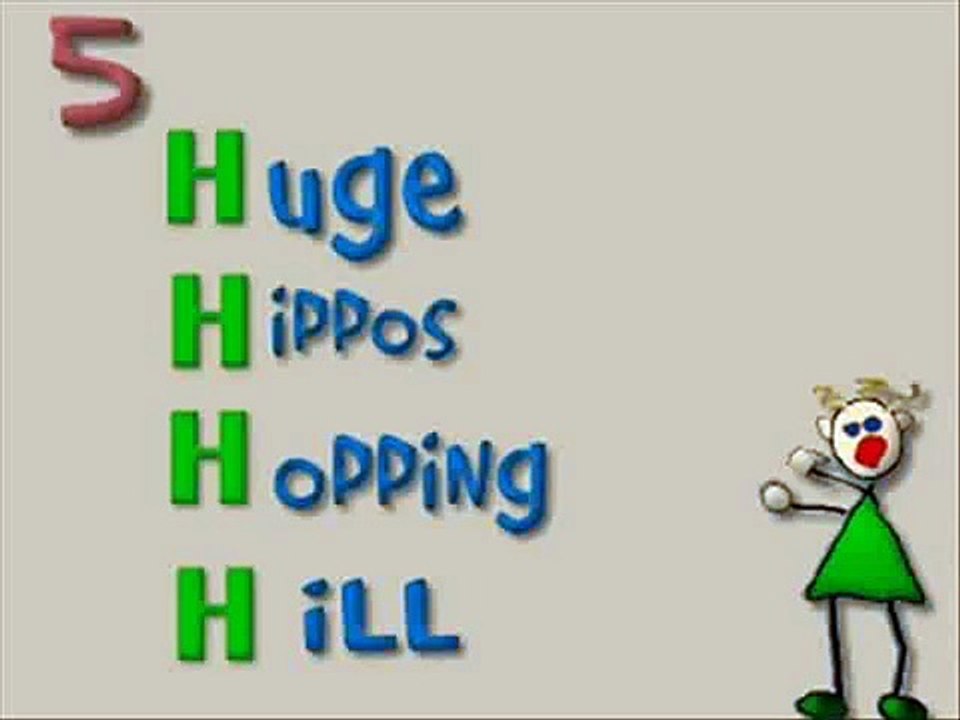 Five Huge Hippos- Childrens Learning Number Song