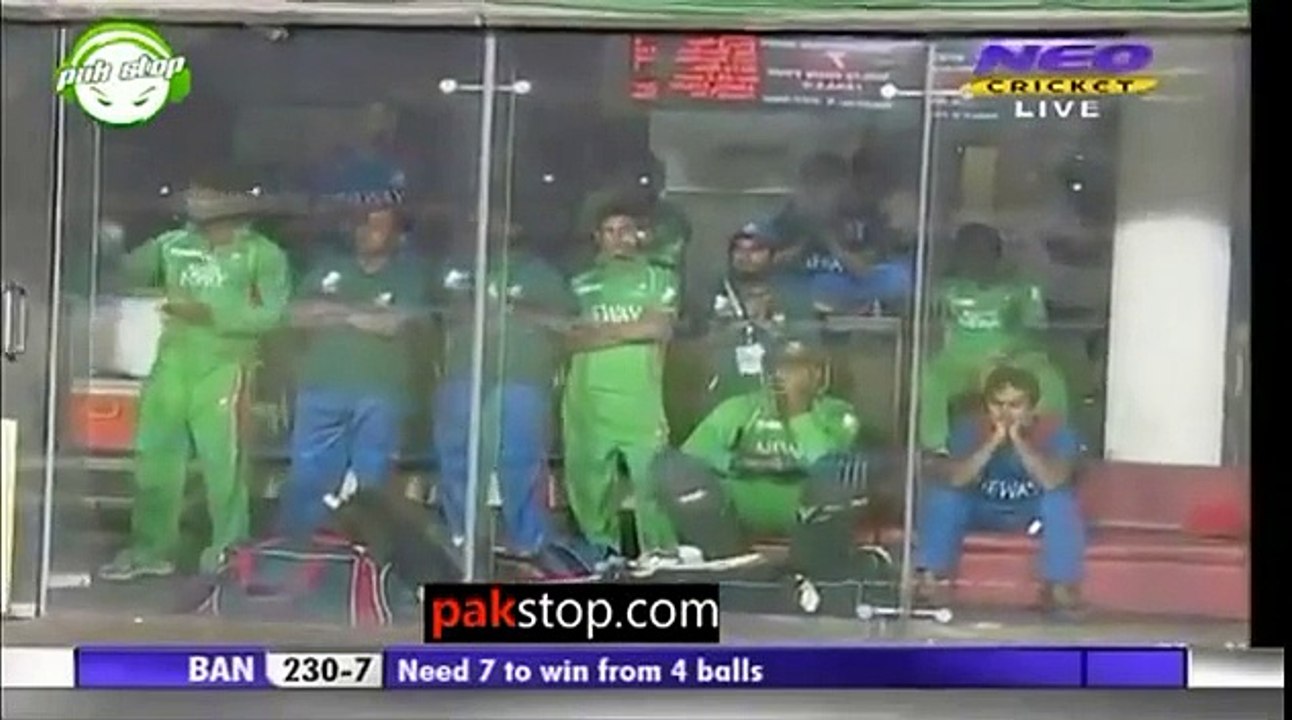 Last Over of Asia Cup FINAL 2012 l Pakistan Vs Bangladesh HQ