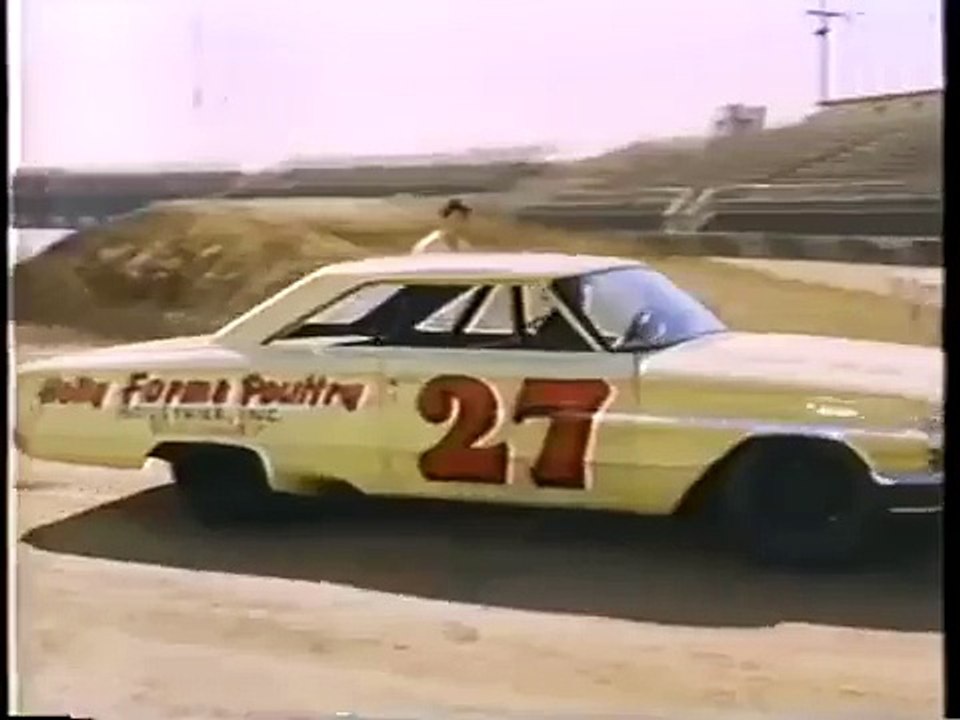 1964 Ford Galaxie 427 stock car Junior Johnson at Ascot Park