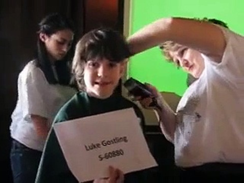 St Baldricks - Luke - the shaving!