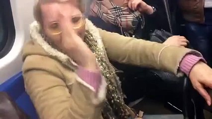 Ziua fara pantaloni la metrou (No pants day) in Bucuresti 2015