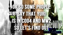 Modern Warfare 3 - Yuri in MW2 and Cod4?