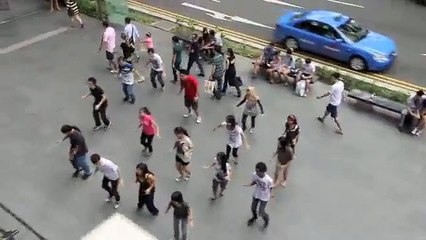 NUS Lindy Hop - Shim Sham Flash Mob