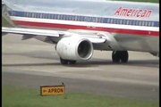 American Airlines Take off at San Pedro Sula, MHLM, Honduras