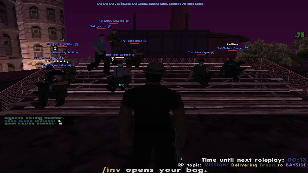 Starting of Roleplay(TWS)