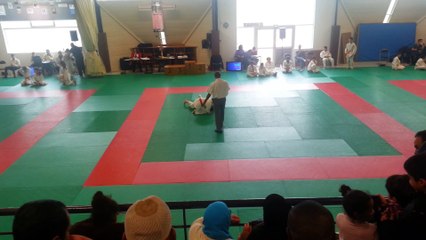 Championnat départemental sélection final 4eme combat Nael REFOUFI en benjamin 22.03.15.