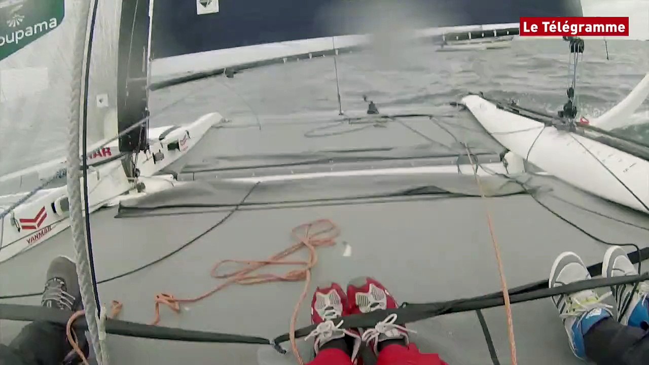 Voile. Tour de France : sensations fortes à bord de "Beijaflore"