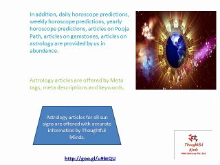 Content writing for astrology website