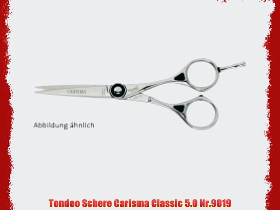 Tondeo Schere Carisma Classic 5.0 Nr.9019