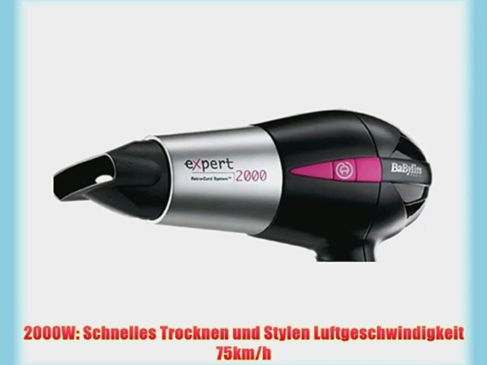 BaByliss D171E Haartrockner Retra-Cord Expert 2000W