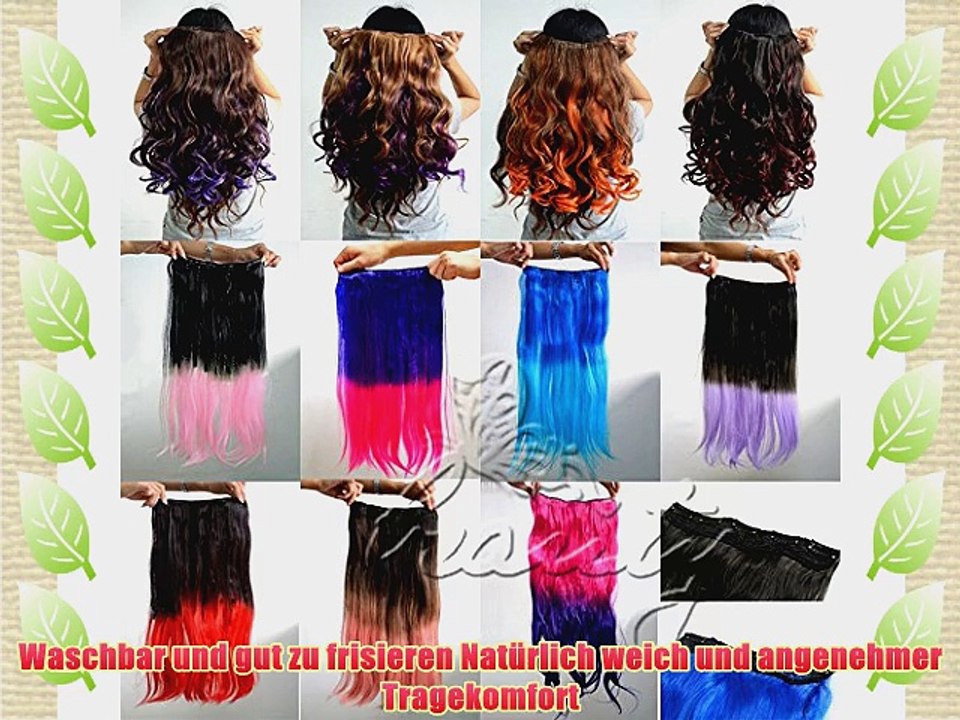 Neverland Muti-Color Damen Cosplay Haare Long Straight Hair Haarverl?ngerung in Extensions
