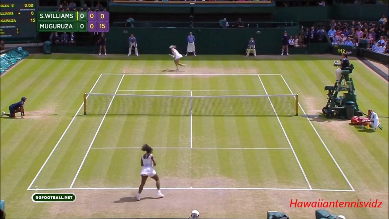 [HD] Serena Williams vs Garbine Muguruza 2015 Wimbeldon Finals Highlights