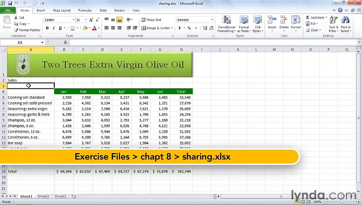 MS Excell Tracking changes