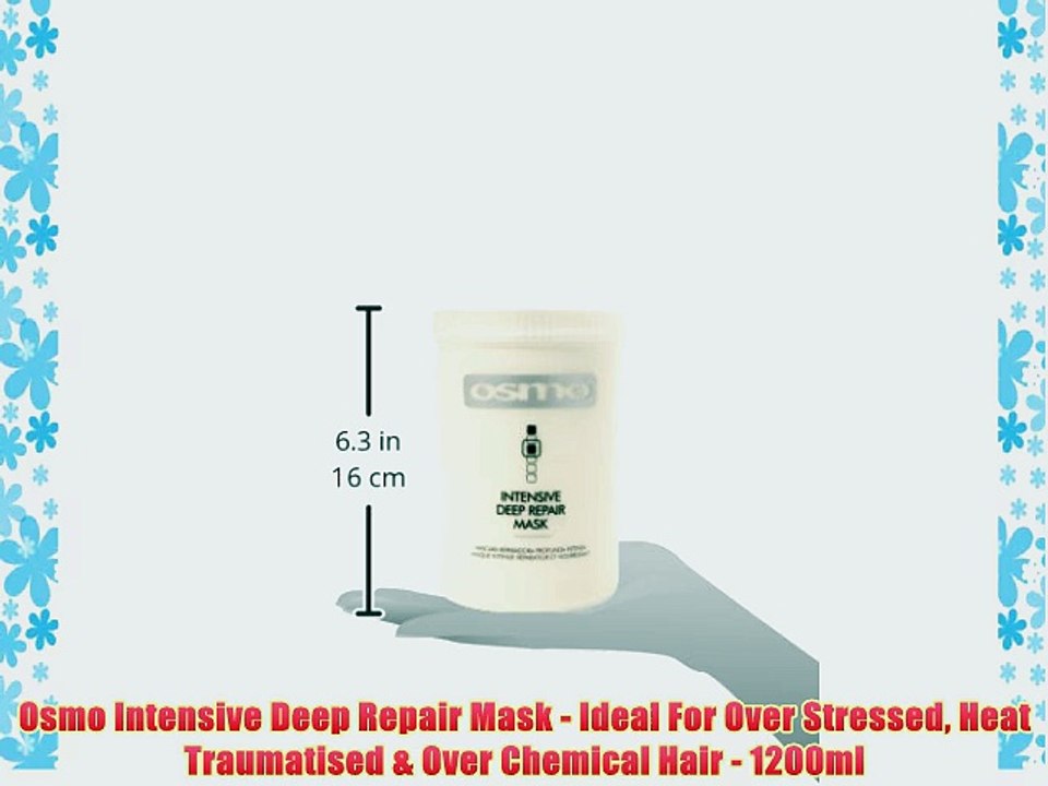 Osmo Intensive Deep Repair Mask - Ideal For Over Stressed Heat Traumatised