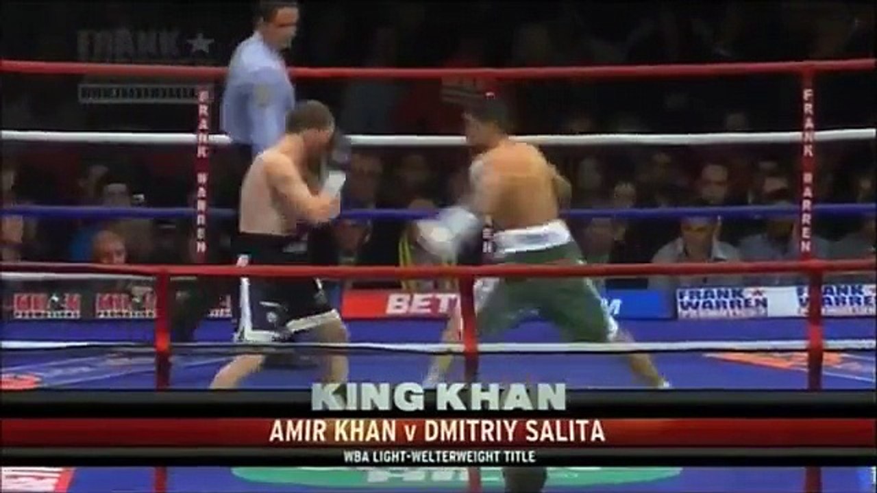 Amir Khan, boxer knocks out Dmitry Salita