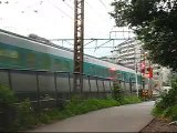 Railroad crossing in Japan - JR West kyoto Line 02