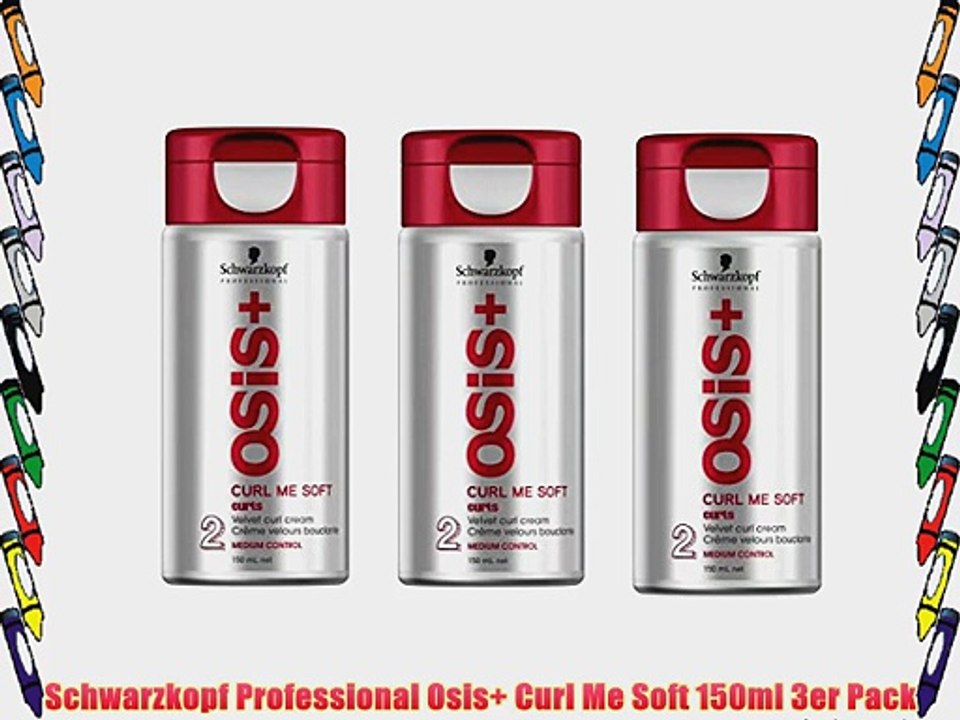 Schwarzkopf Professional Osis  Curl Me Soft 150ml 3er Pack