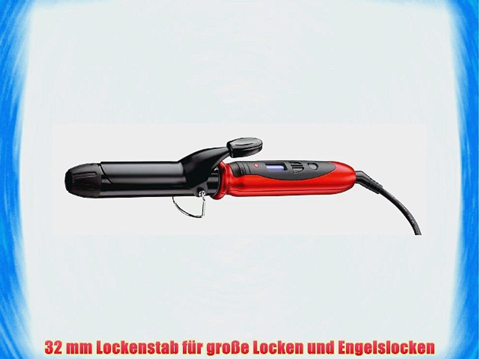 Ermila?Curlissima?Keramik Lockenstab Rot 32 mm