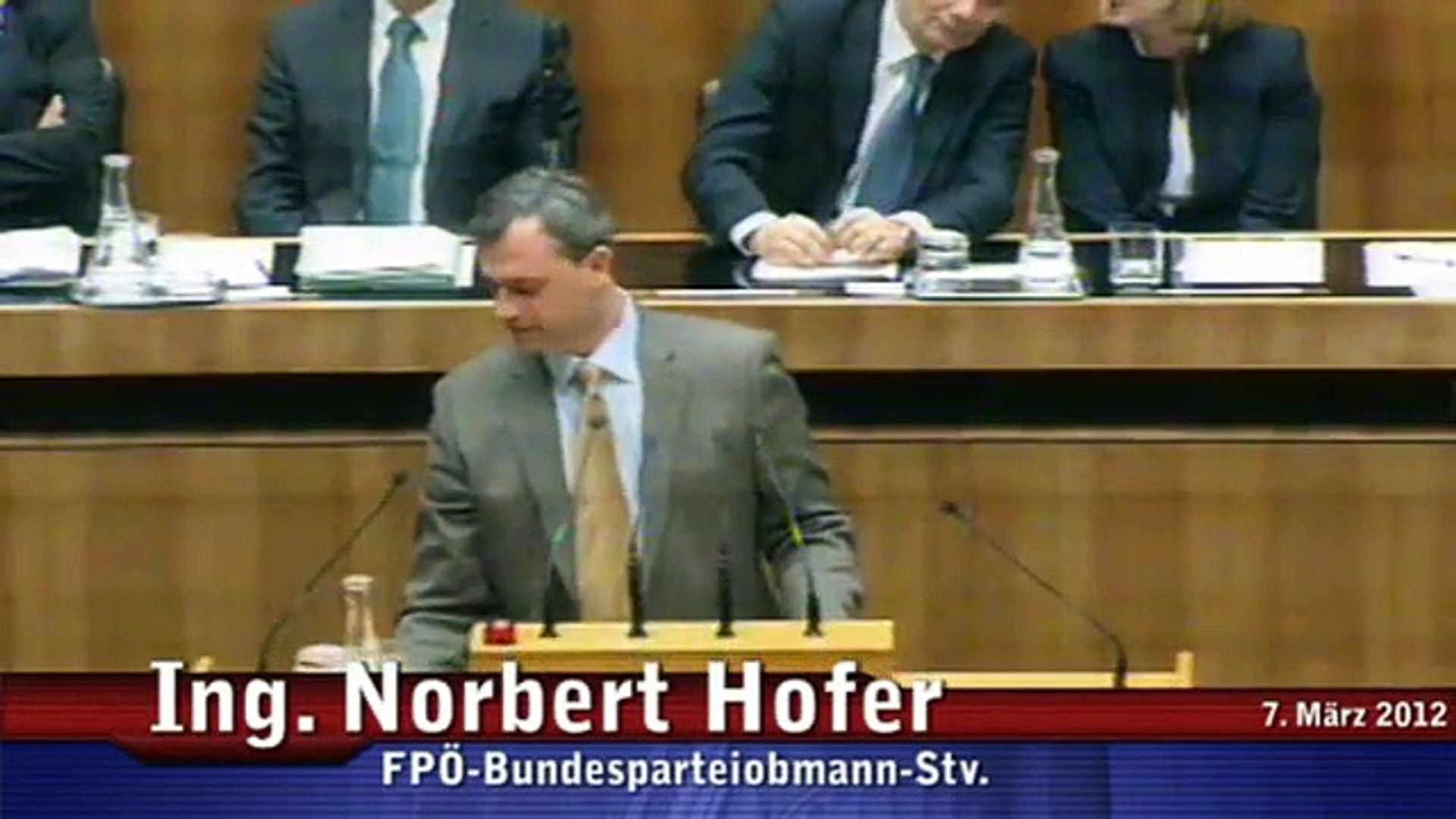 ⁣Belastungspaket 2013 - Norbert Hofer (FPÖ)