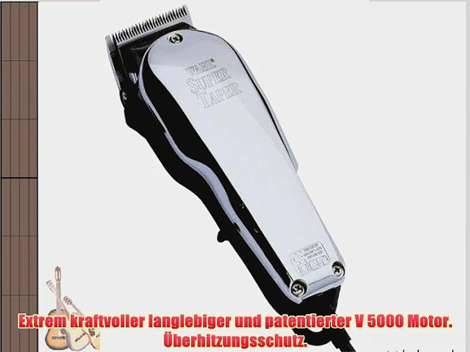 Wahl Profiline Haarschneider CHROME SUPER TAPER Verchromter Pr?zisionsschneidsatz viel Zubeh?r