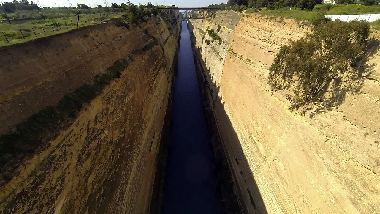 ATHENS to PATRAS in 5 minutes (stop in Corinth Canal)