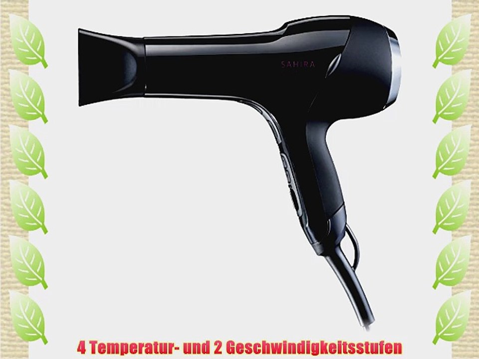 Wella Handhaartrockner Sahira Color 2000 W schwarz
