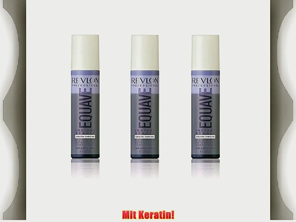 3er Set Revlon Equave Keratin Enriched Blonde Conditioner 200 ml