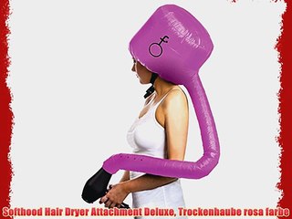 Softhood Hair Dryer Attachment Deluxe Trockenhaube rosa farbe