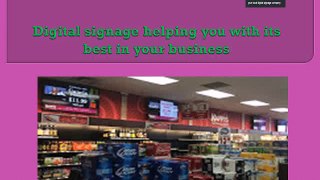 Digital signage boards Boston