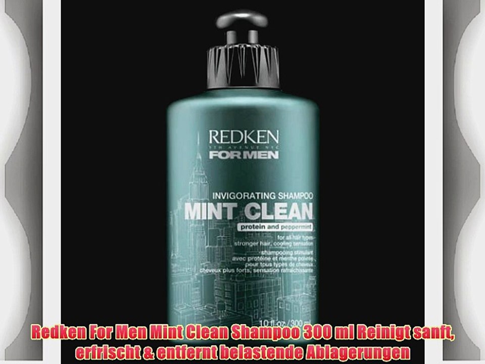 Redken For Men Mint Clean Shampoo 300 ml Reinigt sanft erfrischt