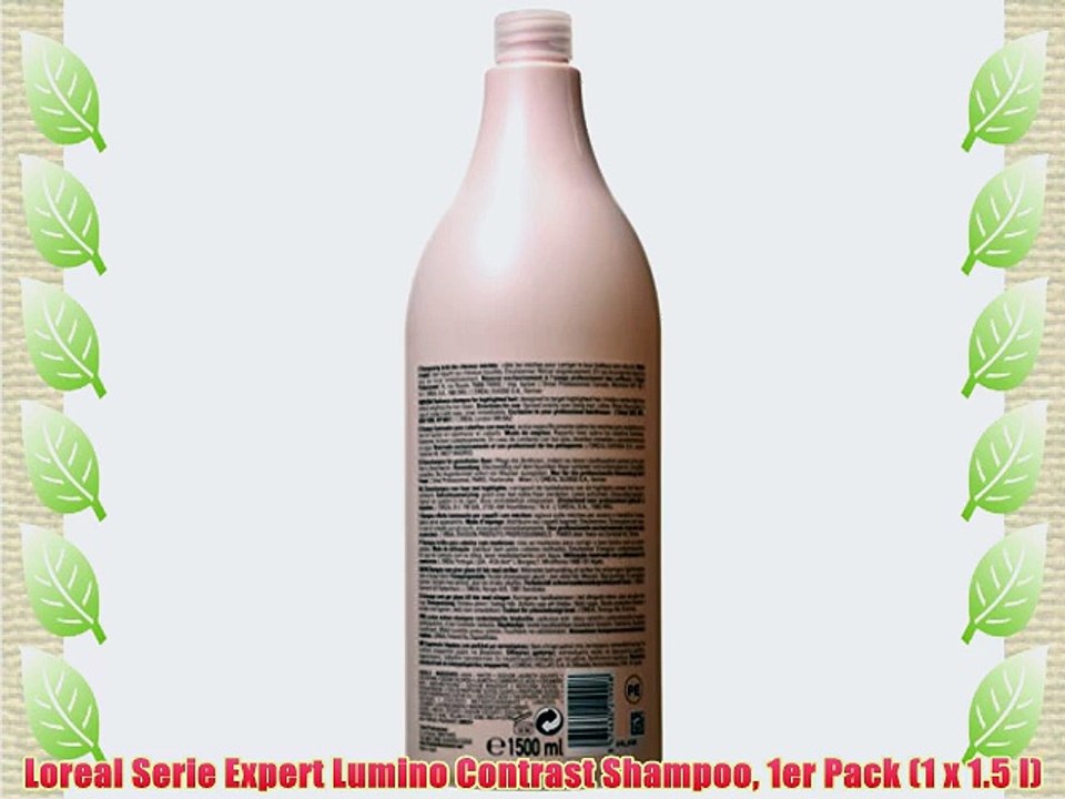 Loreal Serie Expert Lumino Contrast Shampoo 1er Pack (1 x 1.5 l)