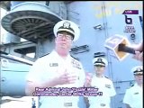 USS Nimitz aircraft carrier docked in Phuket