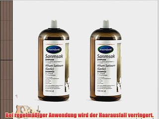 Mecitefendi Knoblauch Shampoo 400ml Spitze gegen Haarausfall (2er Sparpackung)