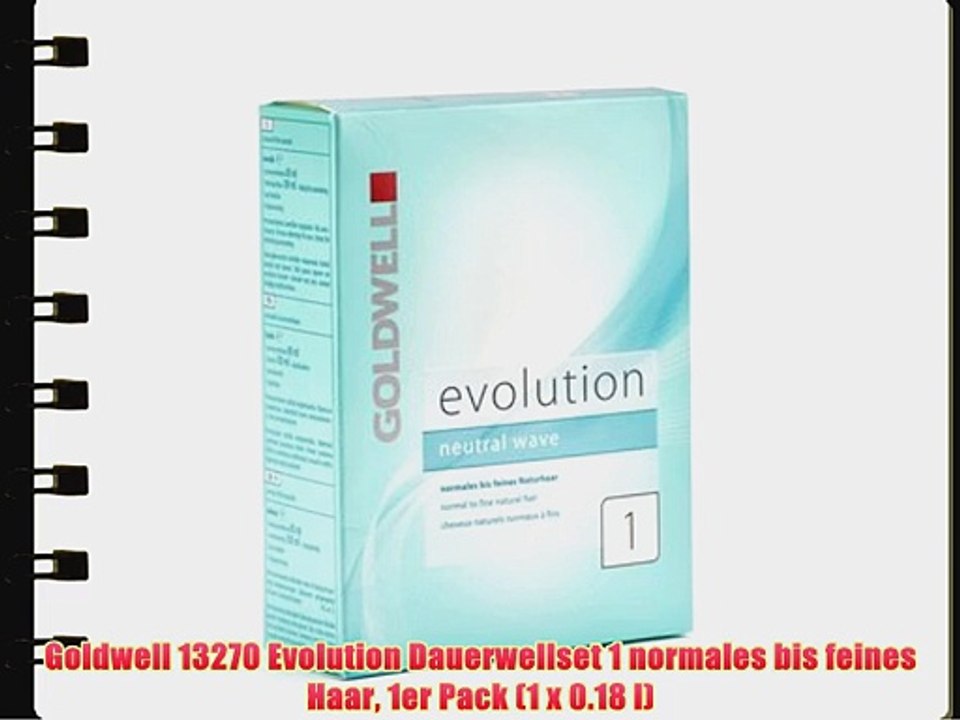 Goldwell 13270 Evolution Dauerwellset 1 normales bis feines Haar 1er Pack (1 x 0.18 l)