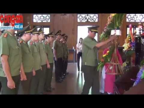 Phòng An ninh xã hội: Dâng hoa dâng hương tại các khu di tích